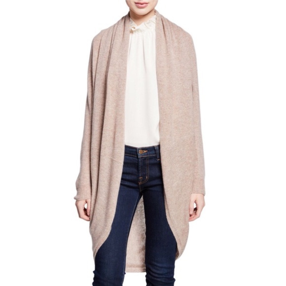 Theory M/L cocoon wrap cardigan